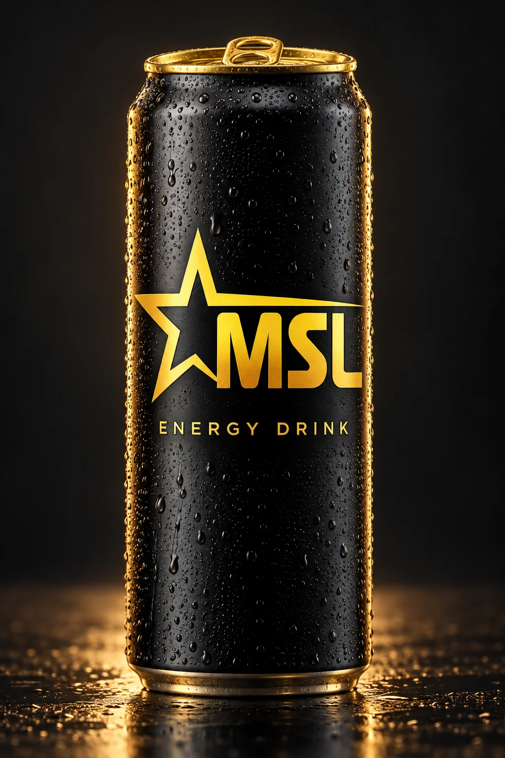 MSL · Energy drink product visual