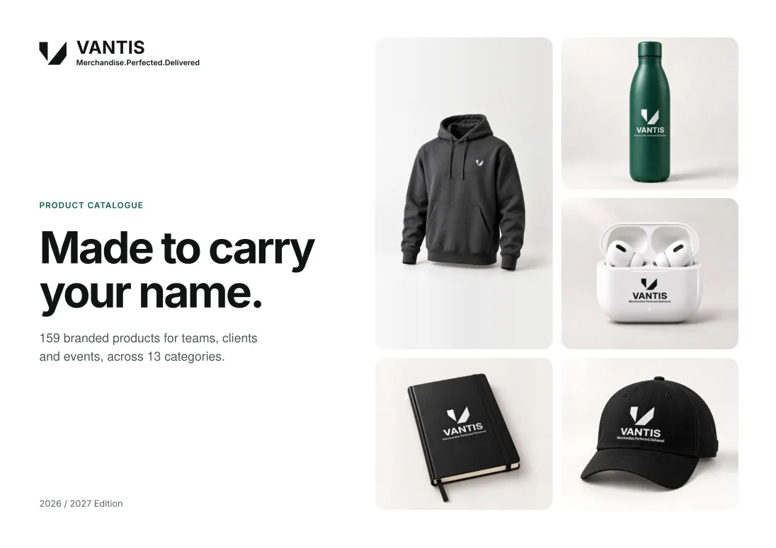 Vantis product catalogue cover